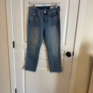 GAP Women's Straight Leg Jeans in Light Blue